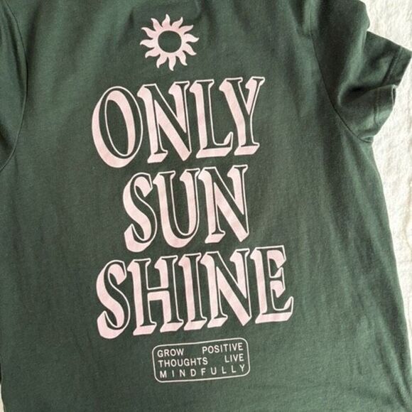 Abercrombie Kids Green Shirt Size 9/10 - Picture 3 of 5